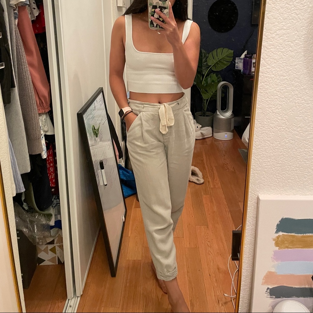 Wilfred | Allant Linen Pant in Ashen